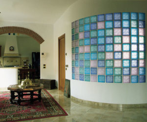 Декоративные стеклянные блоки для стен