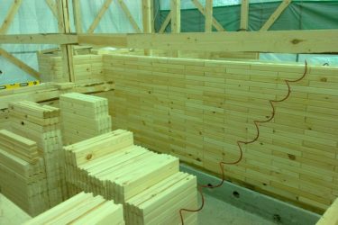 Деревянные блоки для строительства дома