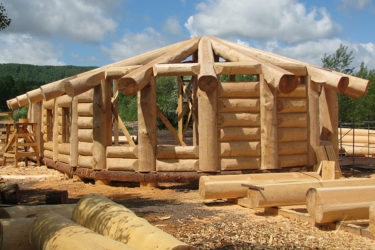 Строительство каркасно бревенчатых домов