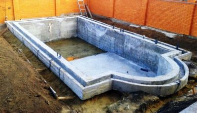 Технология строительства бассейна из бетона