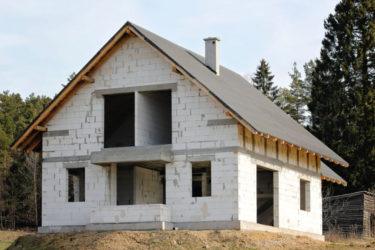 Строительство частного дома из газобетона
