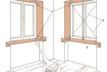 Установка деревянных окон в кирпичном доме