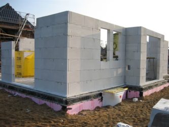 Пошаговое строительство дома из пеноблоков своими руками