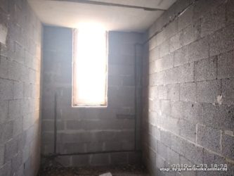 Отделка стен из керамзитобетонных блоков внутри помещения