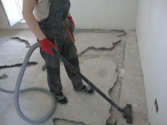 Ремонт стяжки бетонного пола своими руками