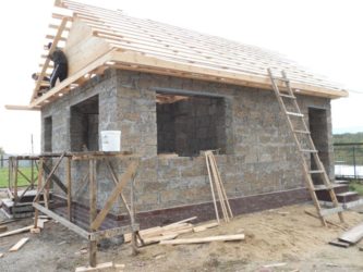 Строительство дома из арболита своими руками