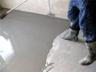 Самовыравнивающийся пол на бетонную стяжку