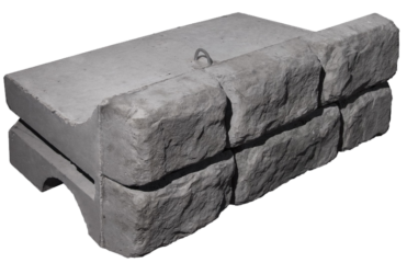 Бетонные блоки для подпорных стенок
