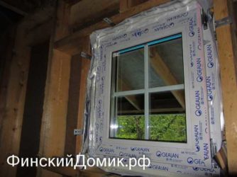 Как правильно вставить окна в каркасном доме?