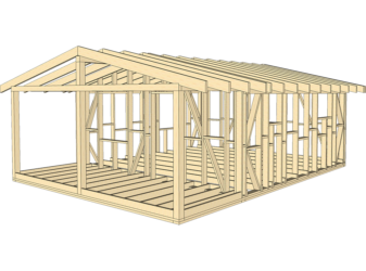 Как построить одноэтажный каркасный дом своими руками?