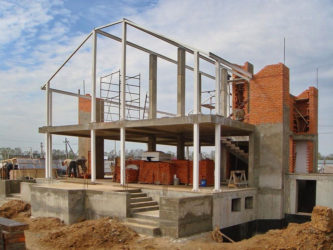 Строительство дома монолитный каркас