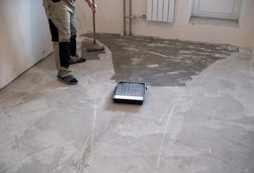 Чем покрыть бетонную стяжку чтобы не пылила?