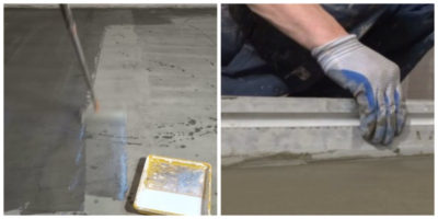 Сколько сохнет цементная стяжка пола под плитку?