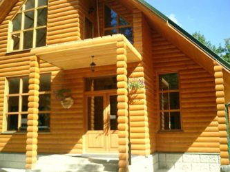 Обшивка деревянного дома блок хаусом снаружи