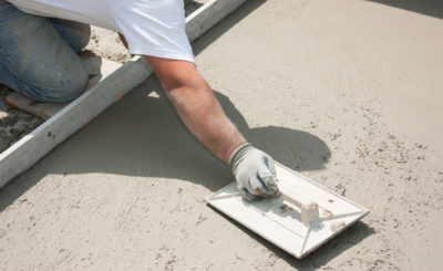 Как зажелезнить цементную стяжку?