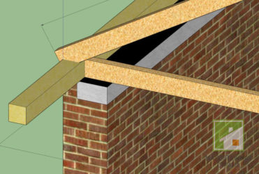 Как прикрепить крышу к стенам из блоков?