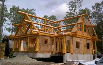 Строительство каркасно бревенчатых домов