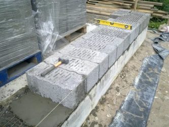 Блоки из керамзитобетона укладка бетон купить волхов