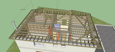 Строительство вальмовой крыши пошаговая инструкция
