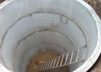 Строительство колодца из бетонных колец